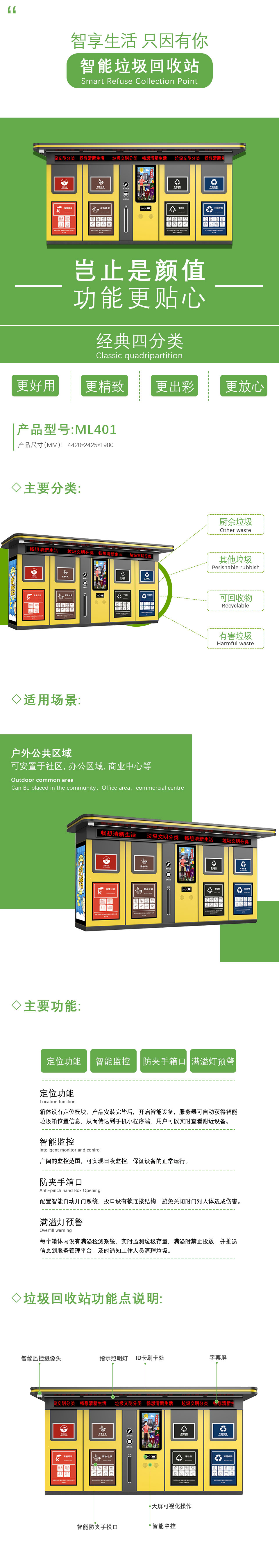 智能(néng)垃圾回收站